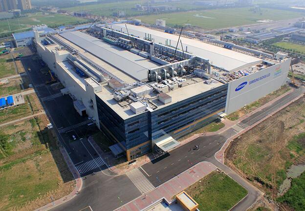Suministro de chapa de acero perfilada al proyecto Xi'an Samsung